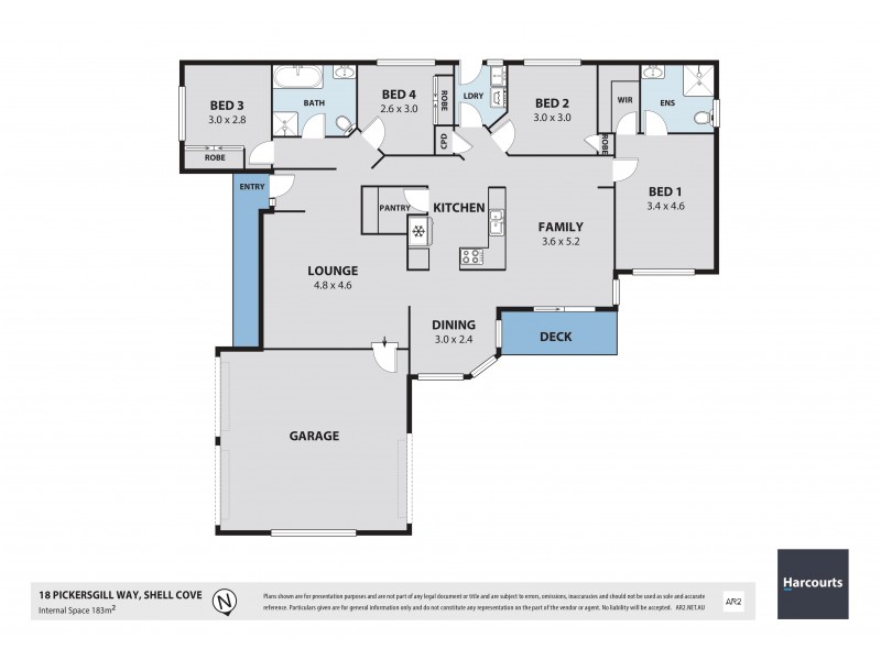 18 Pickersgill Way, Shell Cove NSW 2529 Floorplan