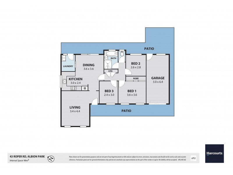 43 Roper Road, Albion Park NSW 2527 Floorplan