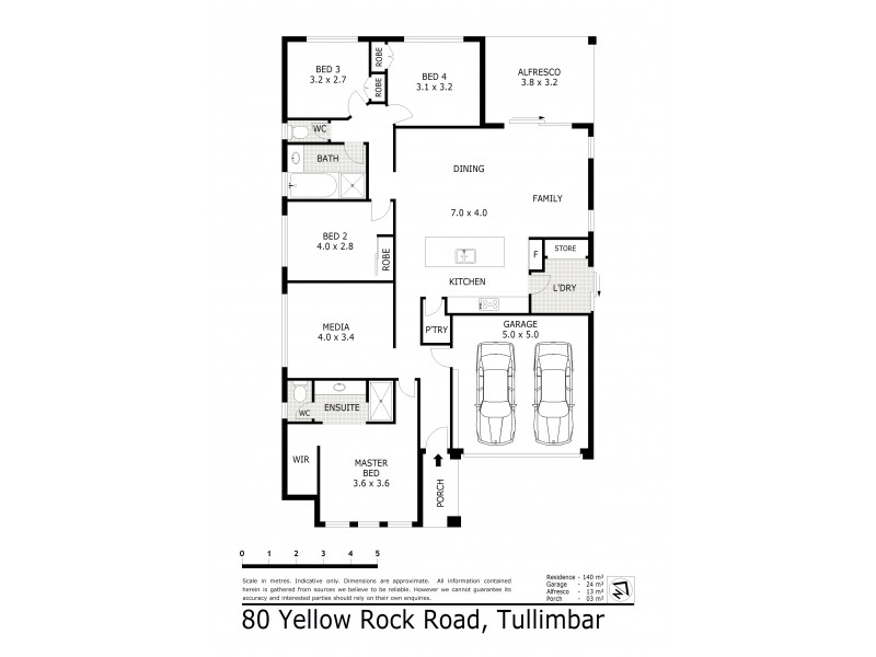 80 Yellow Rock Road, Tullimbar NSW 2527 Floorplan