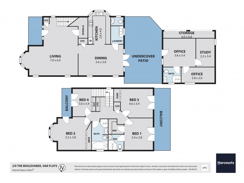 2/9 The Boulevarde, Oak Flats NSW 2529 Floorplan