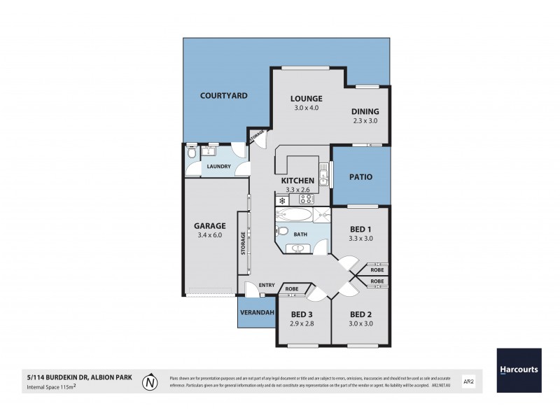 5/114-116 Burdekin Drive, Albion Park NSW 2527 Floorplan