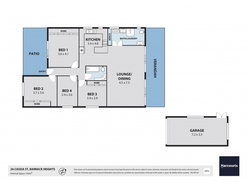26 Cassia Street, Barrack Heights NSW 2528 Floorplan