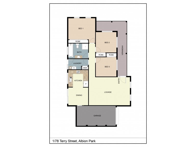1/78 Terry Street, Albion Park NSW 2527 Floorplan
