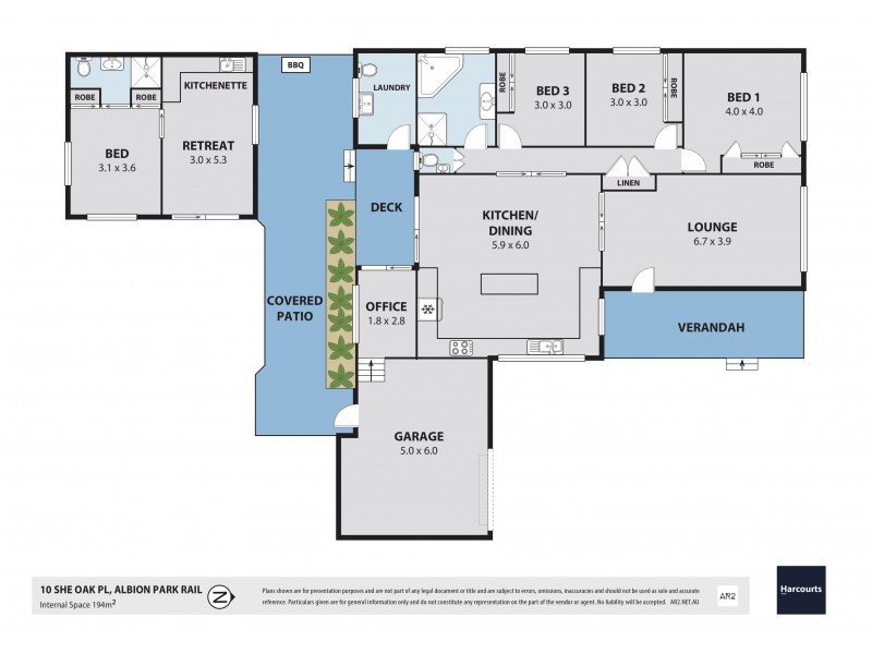 10 She Oak Place, Albion Park Rail NSW 2527 Floorplan