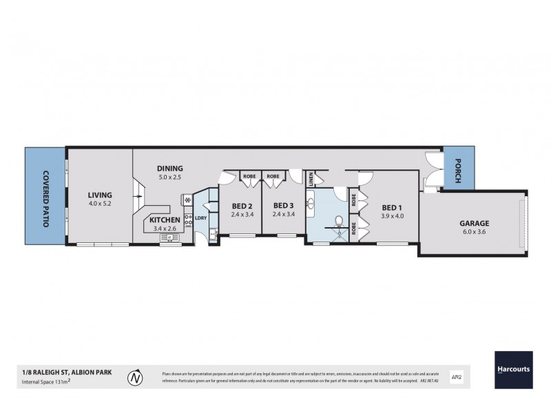 1/8 Raleigh Street, Albion Park NSW 2527 Floorplan