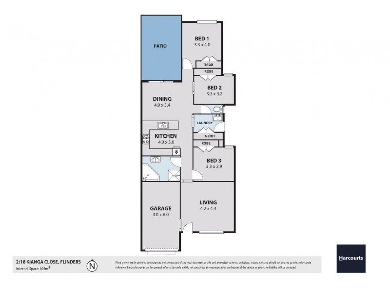 2/18 Kianga Close, Flinders NSW 2529 Floorplan