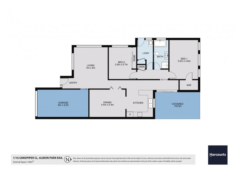 1/16 Sandpiper Close, Albion Park Rail NSW 2527 Floorplan