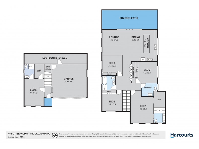 48 Butterfactory Drive, Calderwood NSW 2527 Floorplan
