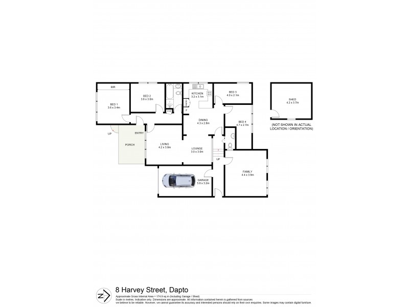 8 Harvey Street, Dapto NSW 2530 Floorplan