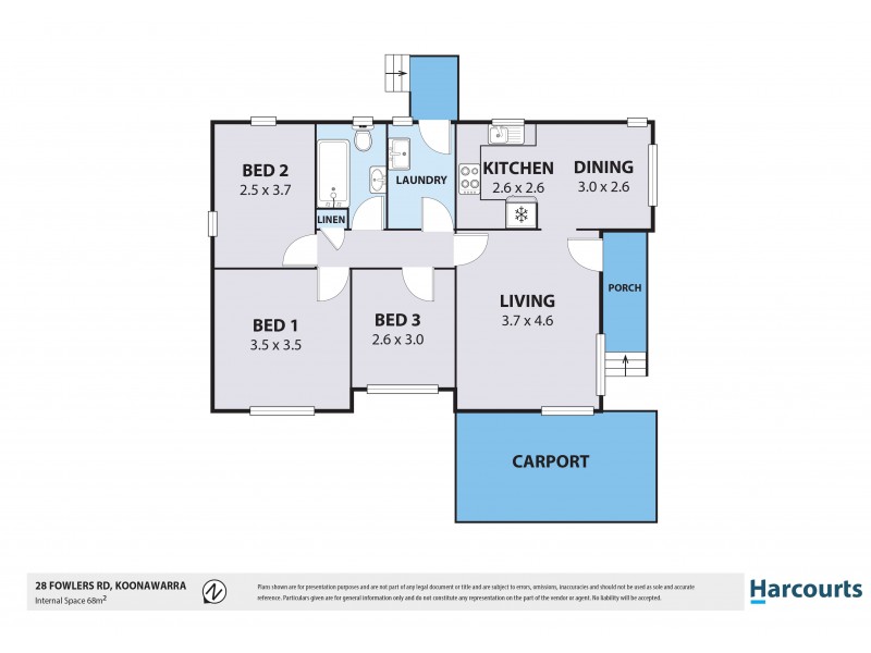 28 Fowlers Road, Koonawarra NSW 2530 Floorplan