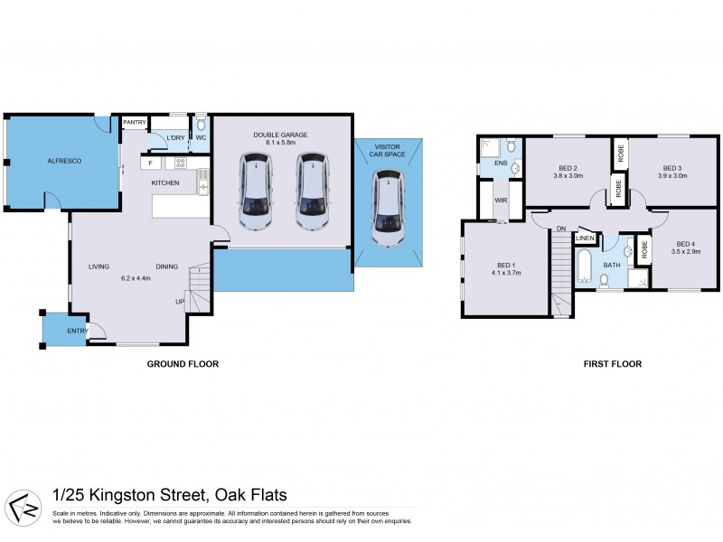 1/25 Kingston Street, Oak Flats NSW 2529 Floorplan