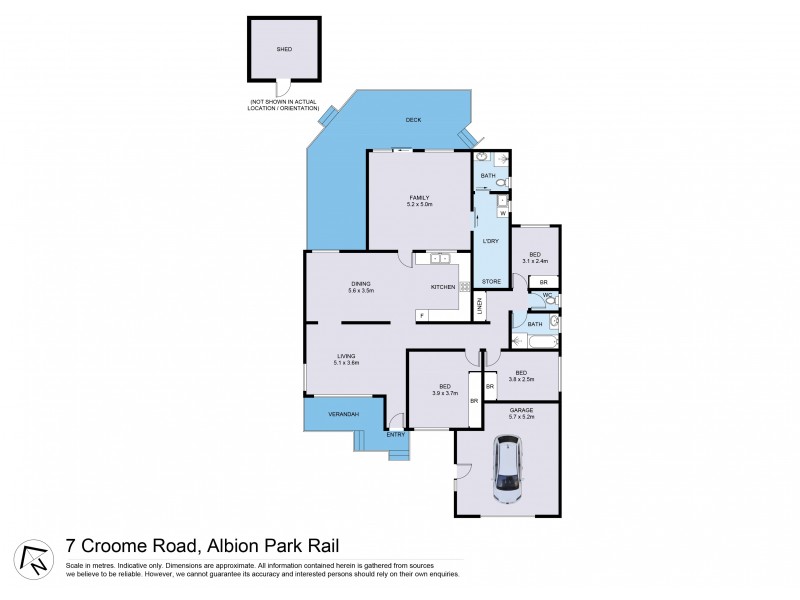 7 Croome Road, Albion Park Rail NSW 2527 Floorplan