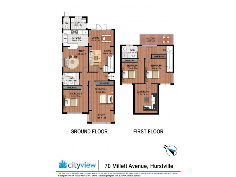 70 & 70B Millett Street, Hurstville NSW 2220 Floorplan