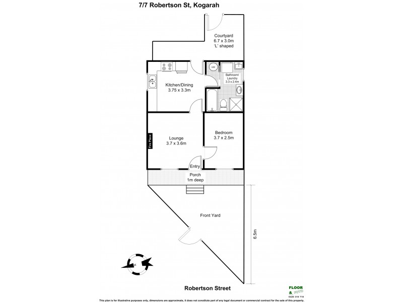 7/7 Robertson Street, Kogarah NSW 2217 Floorplan