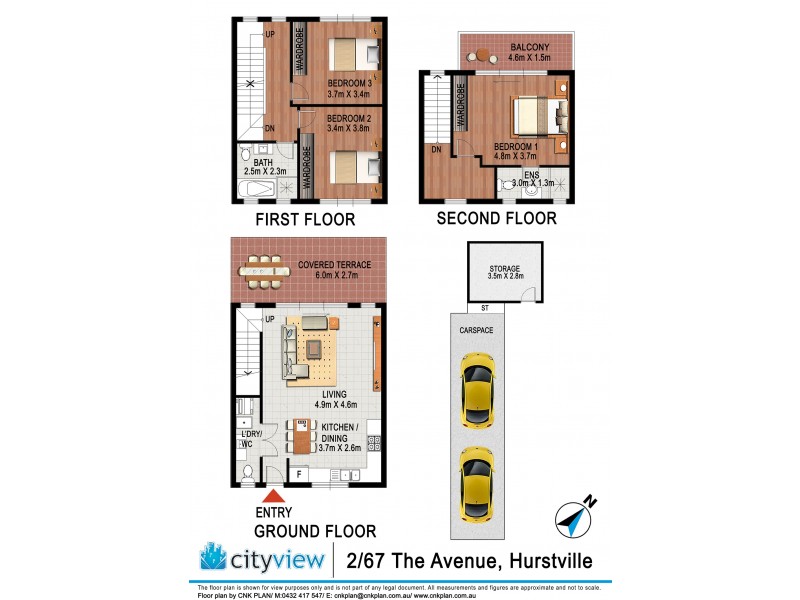 2/67 The Avenue, Hurstville NSW 2220 Floorplan