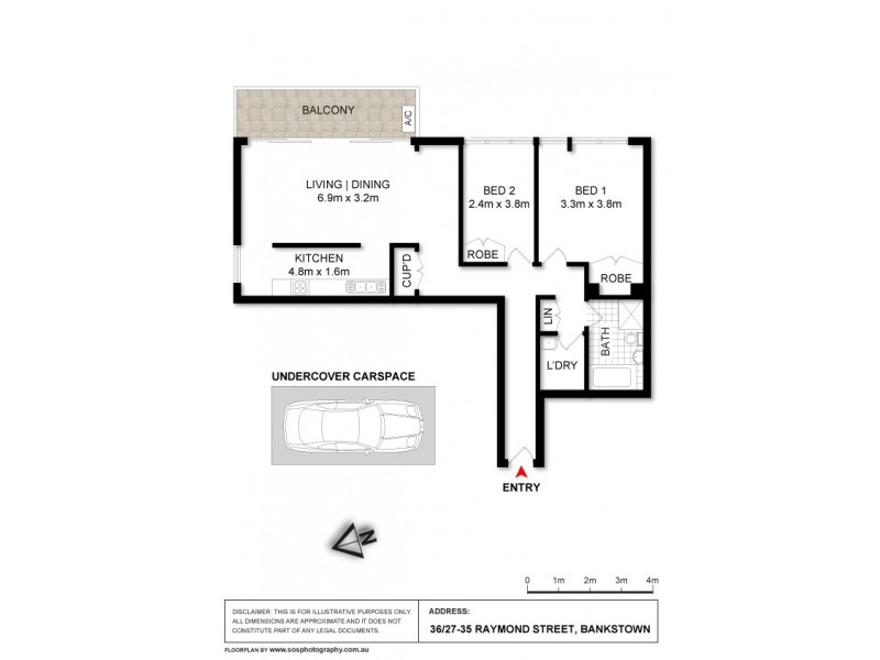 36/27 Raymond Street, Bankstown NSW 2200 Floorplan