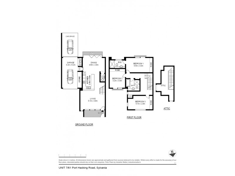 1-7/61 Port Hacking Road, Sylvania NSW 2224 Floorplan