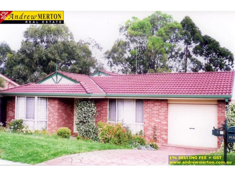 6 Hillcrest street, Quakers Hill NSW 2763