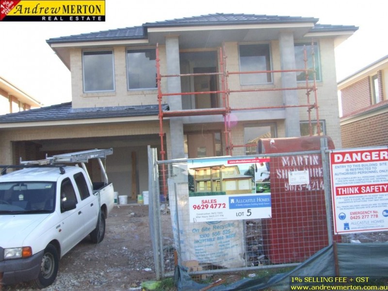 Lot 5 Whitewood Crescent, Kellyville Ridge NSW 2155