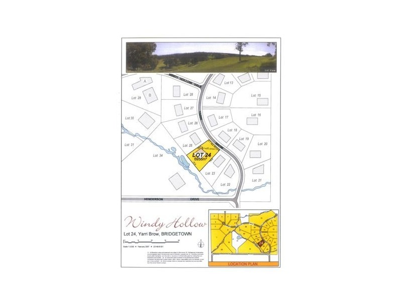 Lot/24 Yarri Brow, Bridgetown WA 6255