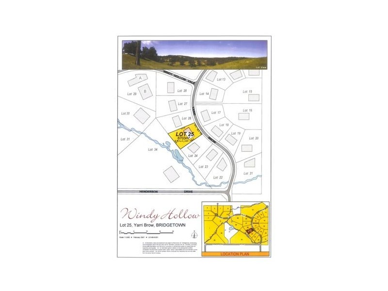 Lot/25 Yarri Brow, Bridgetown WA 6255