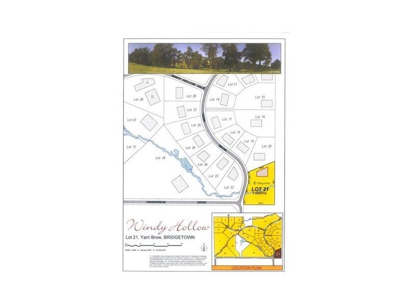 Lot/21 Yarri Brow, Bridgetown WA 6255