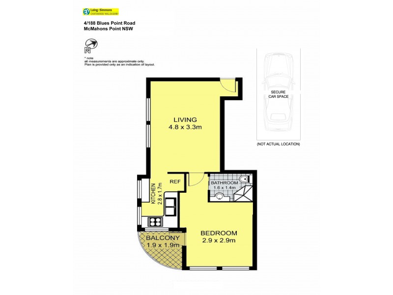 4/188 Blues Point Road, Mcmahons Point NSW 2060