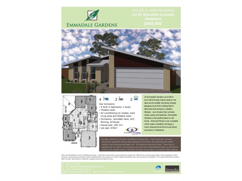 Lot 43 Grasstree Crescent, Gladstone QLD 4680