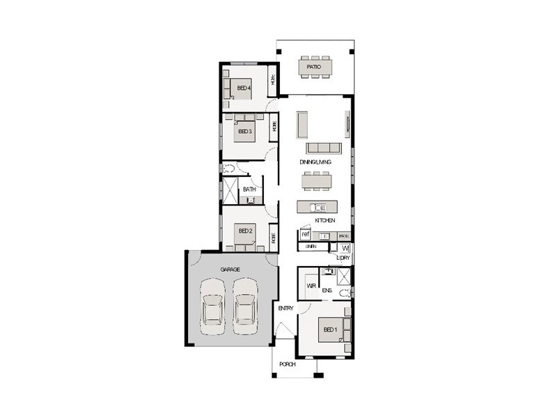 13 RIBALDO CIRCUIT, Burdell QLD 4818 Floorplan