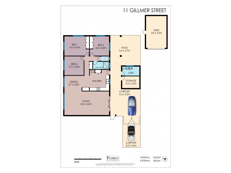 11 GILLMER STREET, Heatley QLD 4814 Floorplan