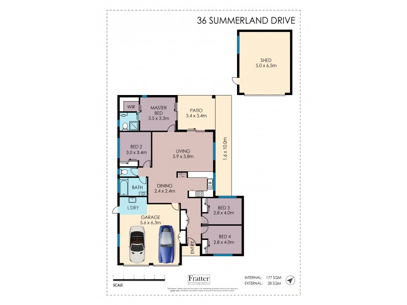 36 SUMMERLAND DRIVE, Deeragun QLD 4818 Floorplan