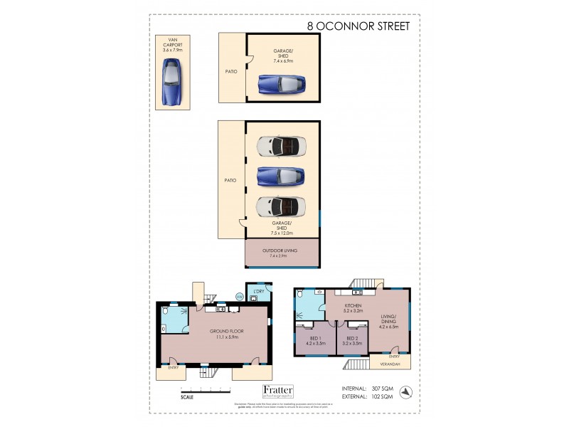 8 O’CONNOR STREET, Rosslea QLD 4812 Floorplan