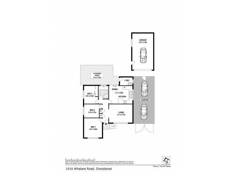 141A Whalans Rd, Greystanes NSW 2145 Floorplan