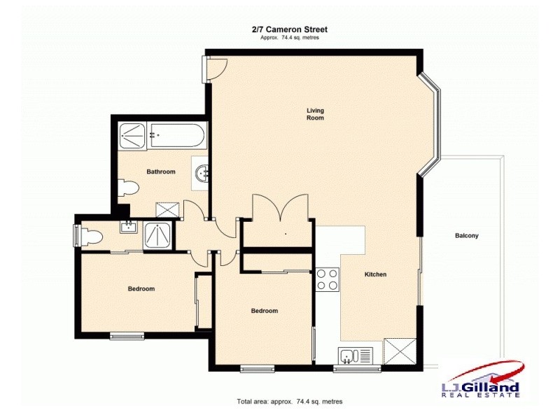 2/7 CAMERON STREET, Nundah QLD 4012 Floorplan
