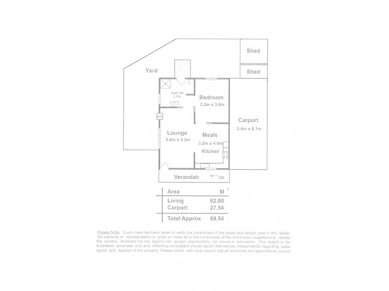 1 Acacia Street, Elizabeth Village, Penfield SA 5121 Floorplan