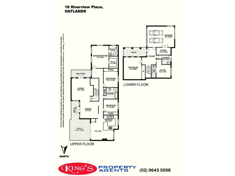 18 Riverview Place, Oatlands NSW 2117 Floorplan