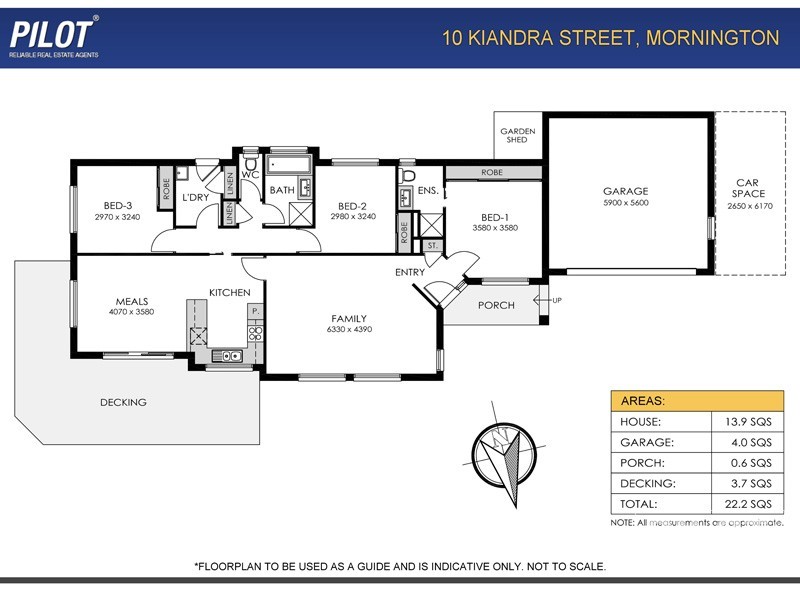 10 Kiandra Street, Mornington VIC 3931 Floorplan