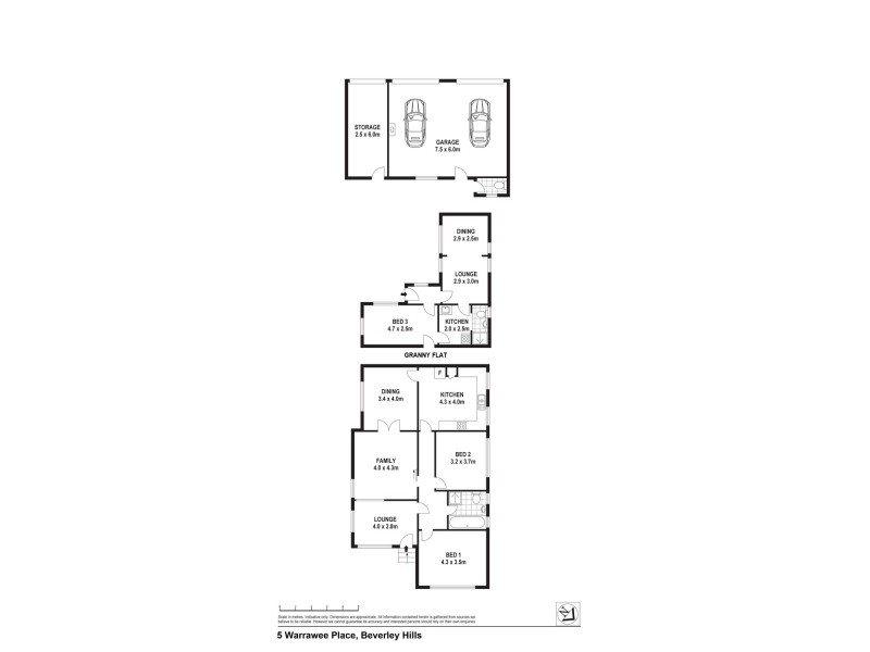 5 WARRAWEE PLACE, Beverly Hills NSW 2209 Floorplan