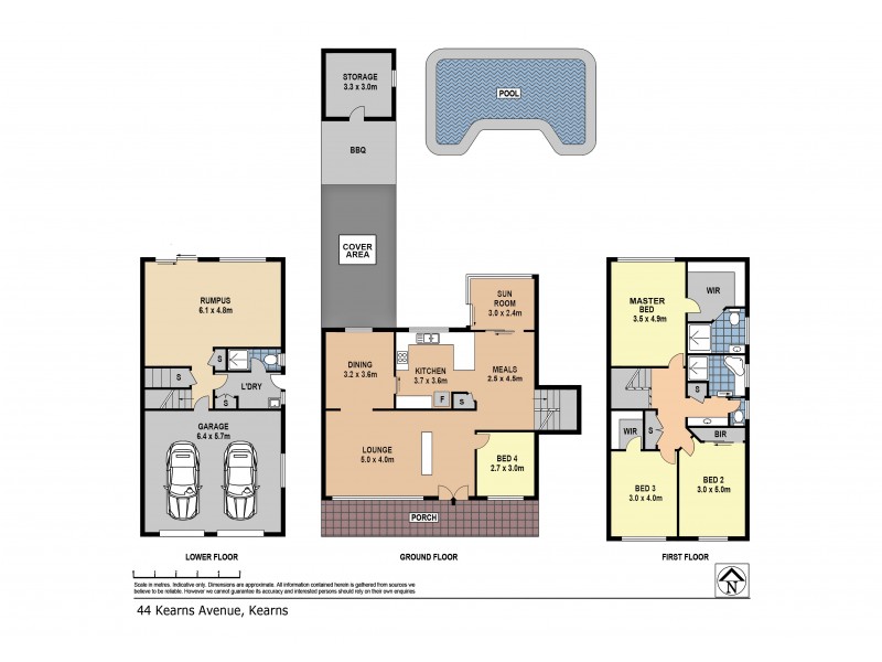 44 KEARNS AVE, Kearns NSW 2558 Floorplan