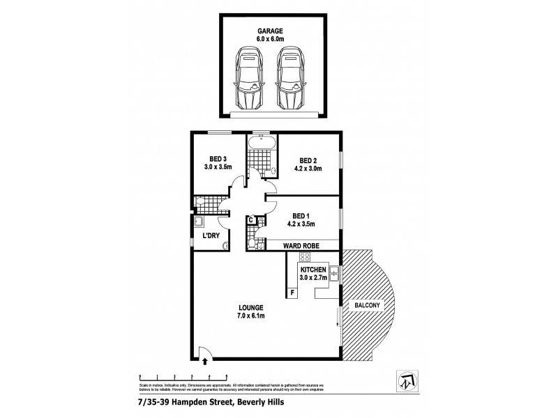 7/35-39 HAMPDEN STREET, Beverly Hills NSW 2209 Floorplan