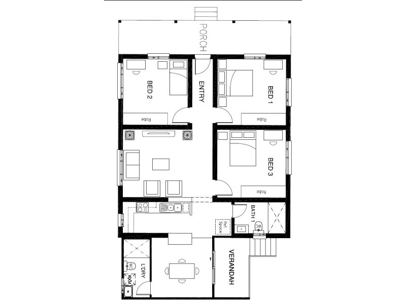 134 Moorefields Rd, Kingsgrove NSW 2208 Floorplan