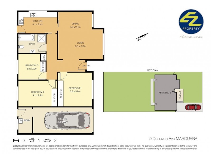 9 Donovan Avenue, Maroubra NSW 2035 Floorplan