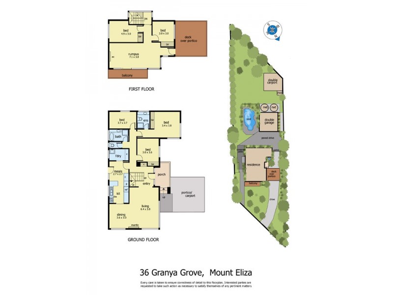 36 Granya Grove, Mount Eliza VIC 3930 Floorplan
