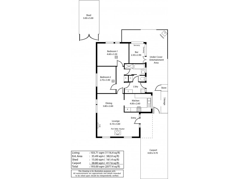 69 O G Road, Klemzig SA 5087 Floorplan