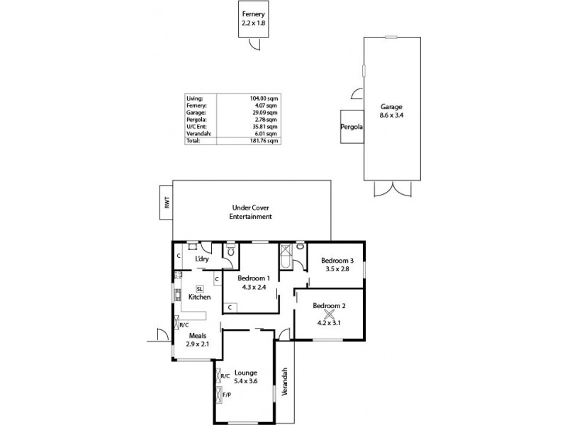 7 Fletcher Road, Elizabeth East SA 5112 Floorplan