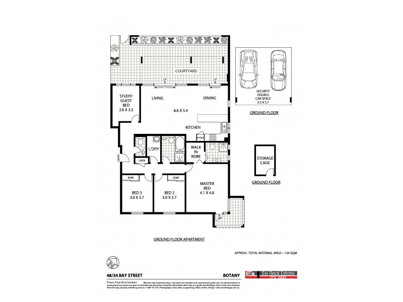 48/34 Bay Street, Botany NSW 2019 Floorplan