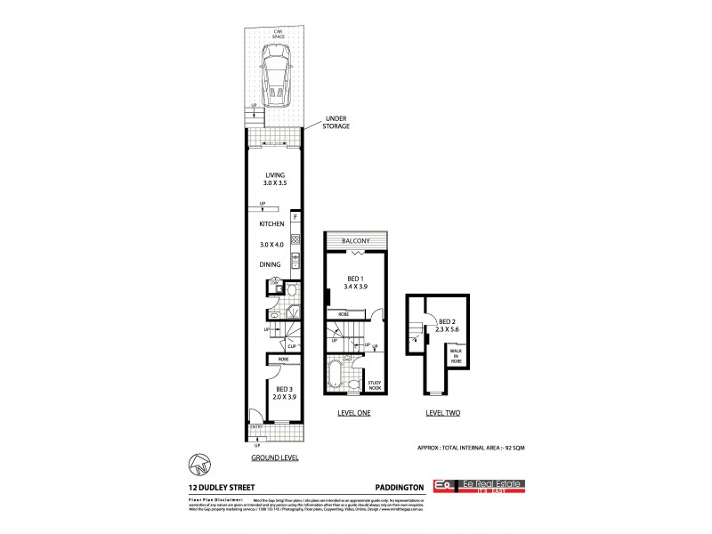12 Dudley Street, Paddington NSW 2021 Floorplan