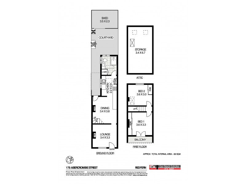 178 Abercrombie Street, Redfern NSW 2016 Floorplan