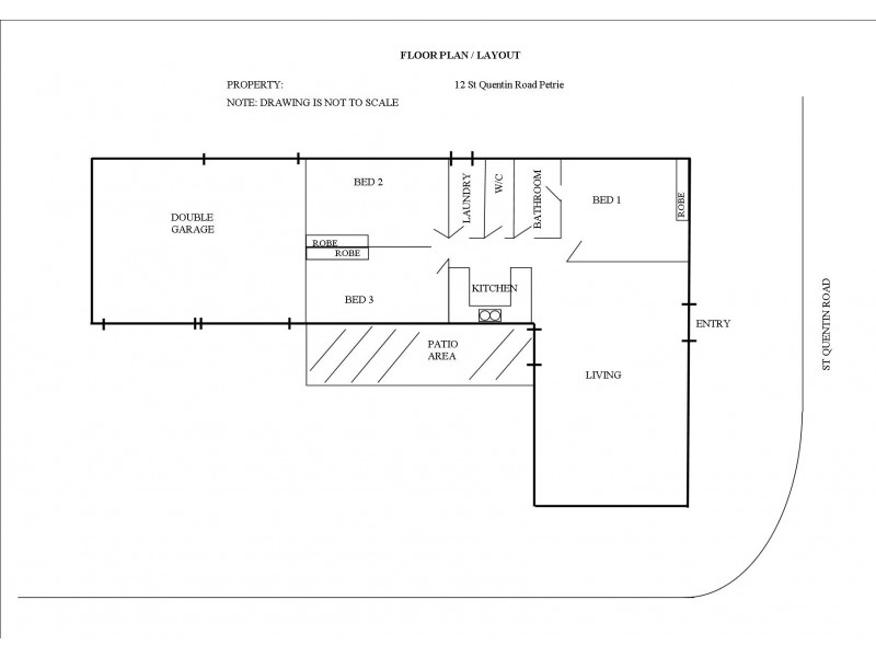 12 St Quentin Road, Petrie QLD 4502 Floorplan