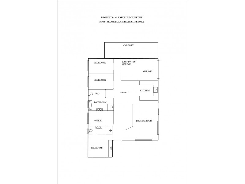 45 Vaucluse Crescent, Petrie QLD 4502 Floorplan